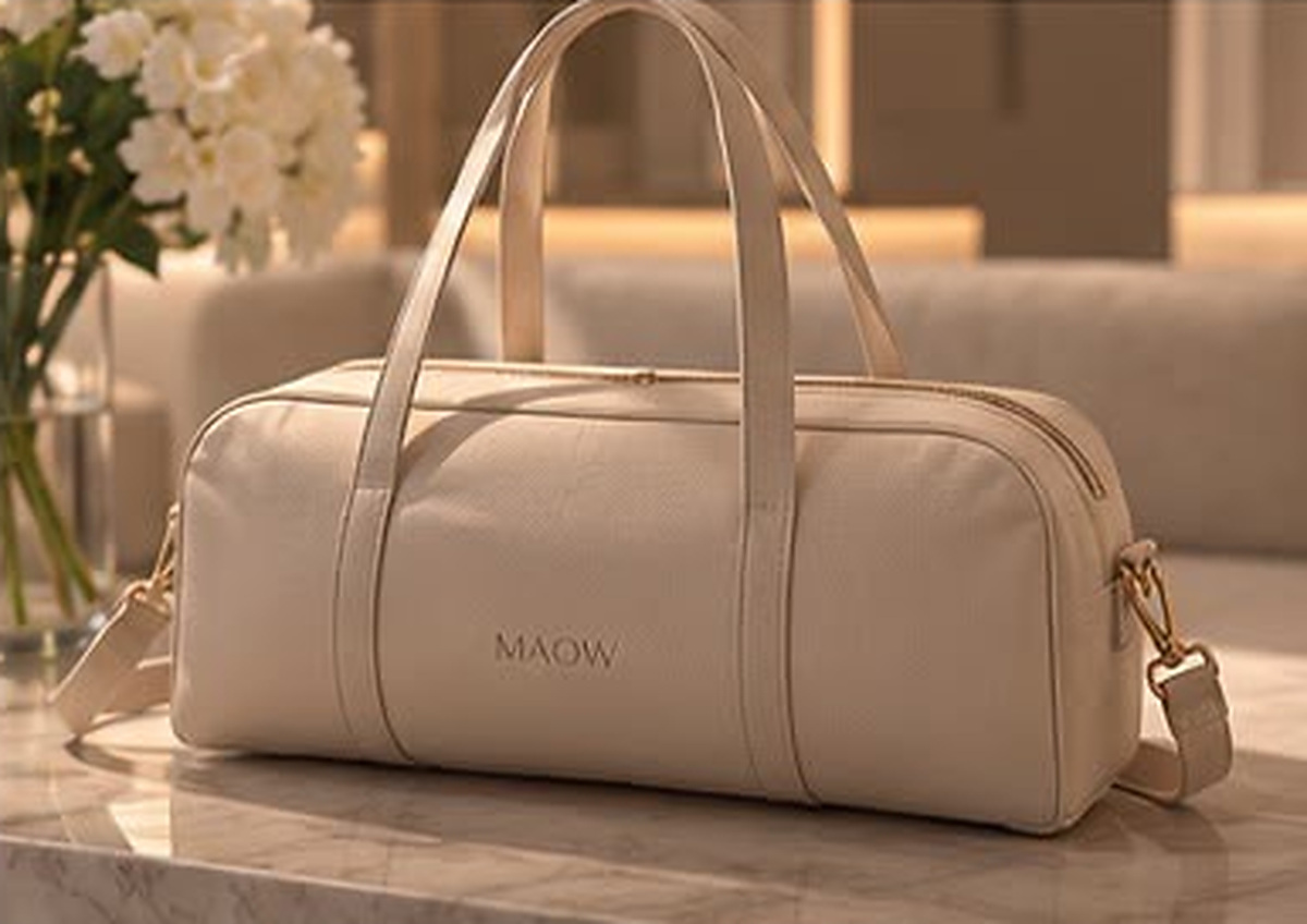Gym Duffle — Marfil — Front